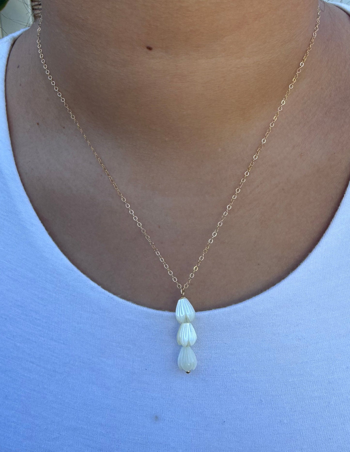 Pikake Drop Necklace