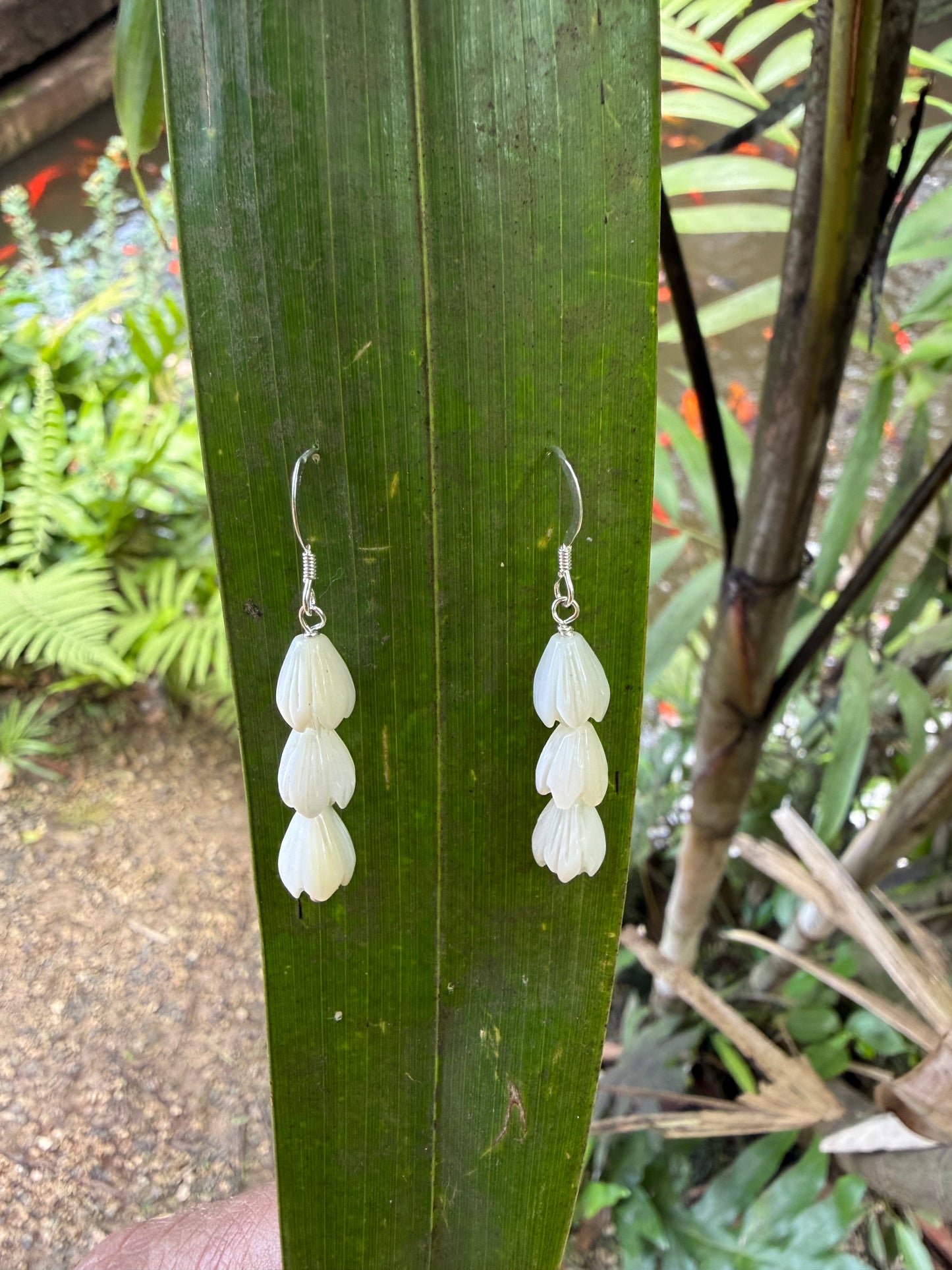 Pikake Petal Drop Earrings