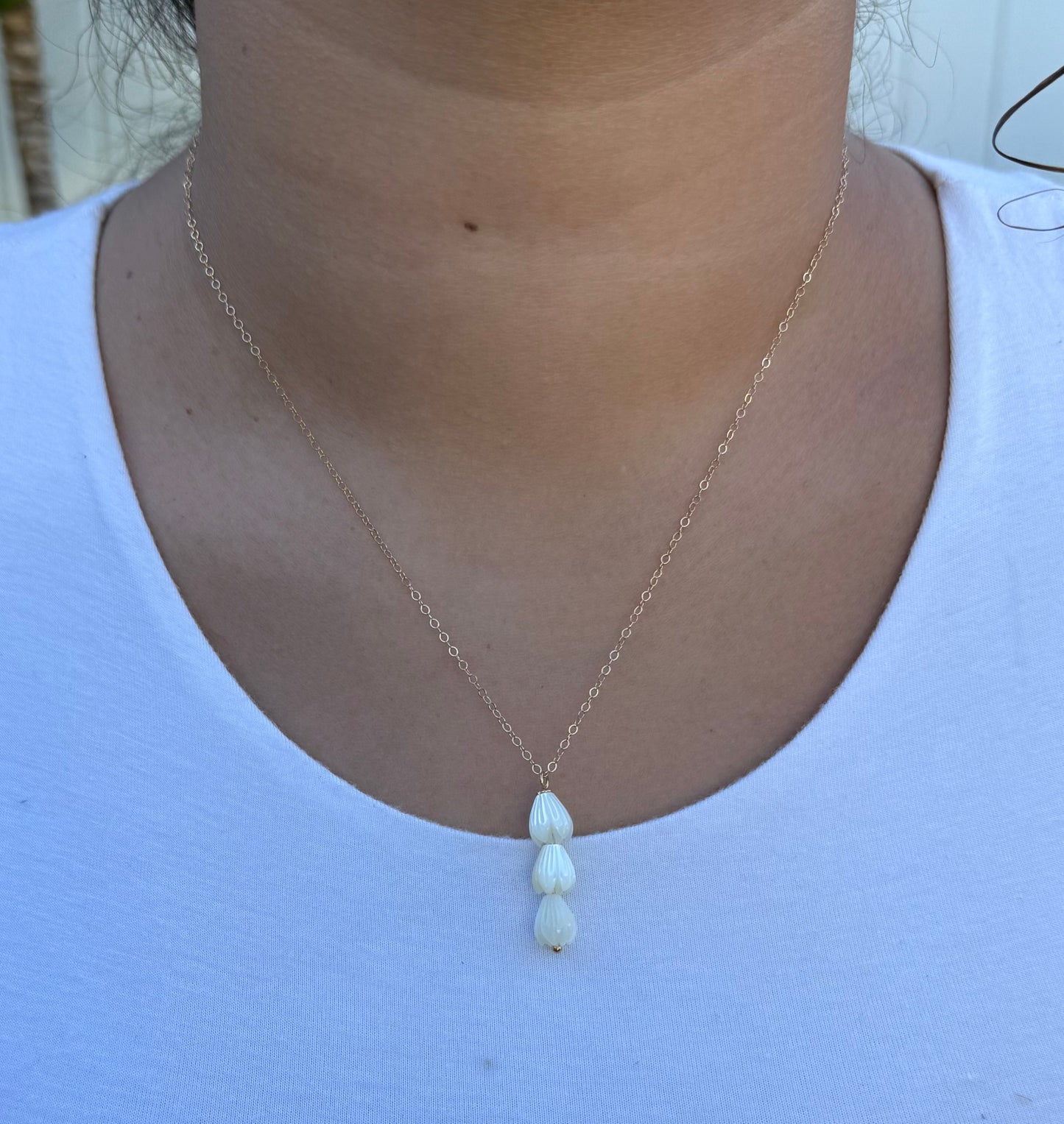 Pikake Drop Necklace