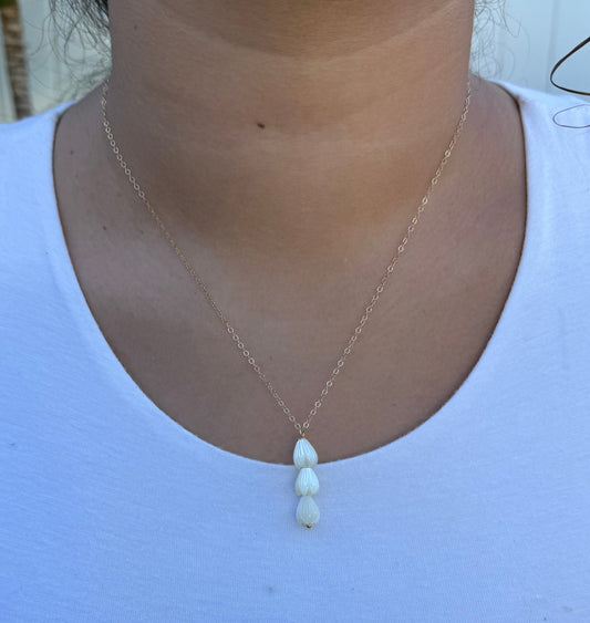 Pikake Drop Necklace