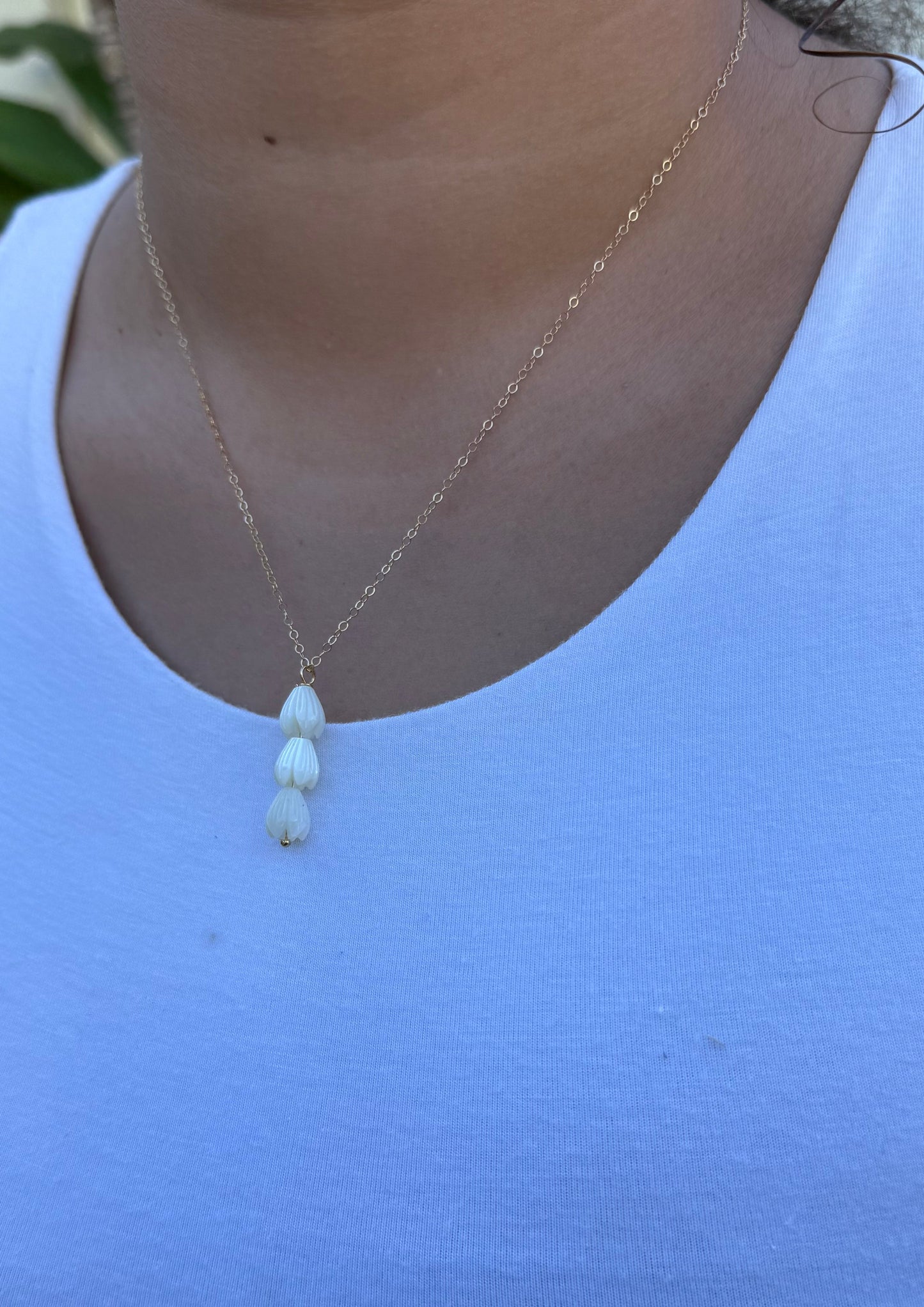 Pikake Drop Necklace