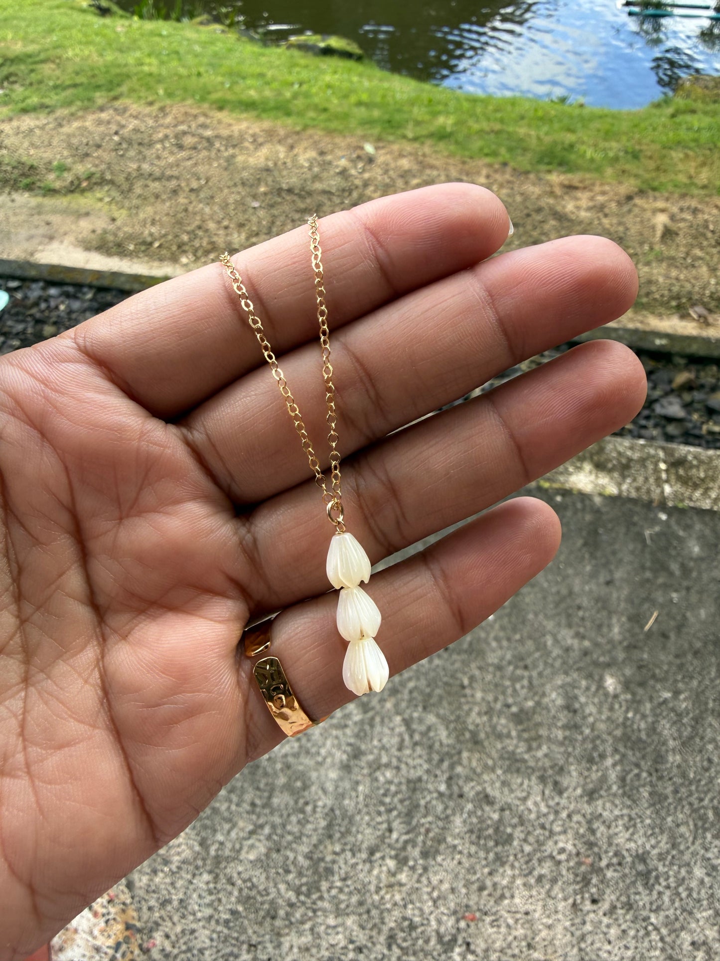 Pikake Drop Necklace