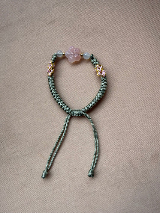 Agate Blossom Adjustable Bracelet